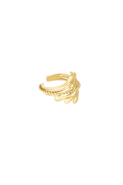 Aurora rings ring - Gold color