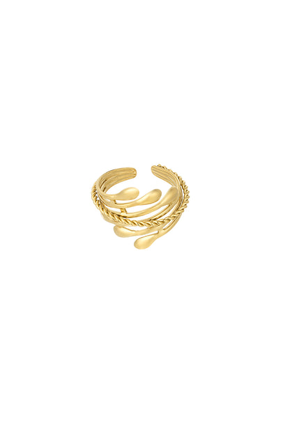 Aurora rings ring - Gold color